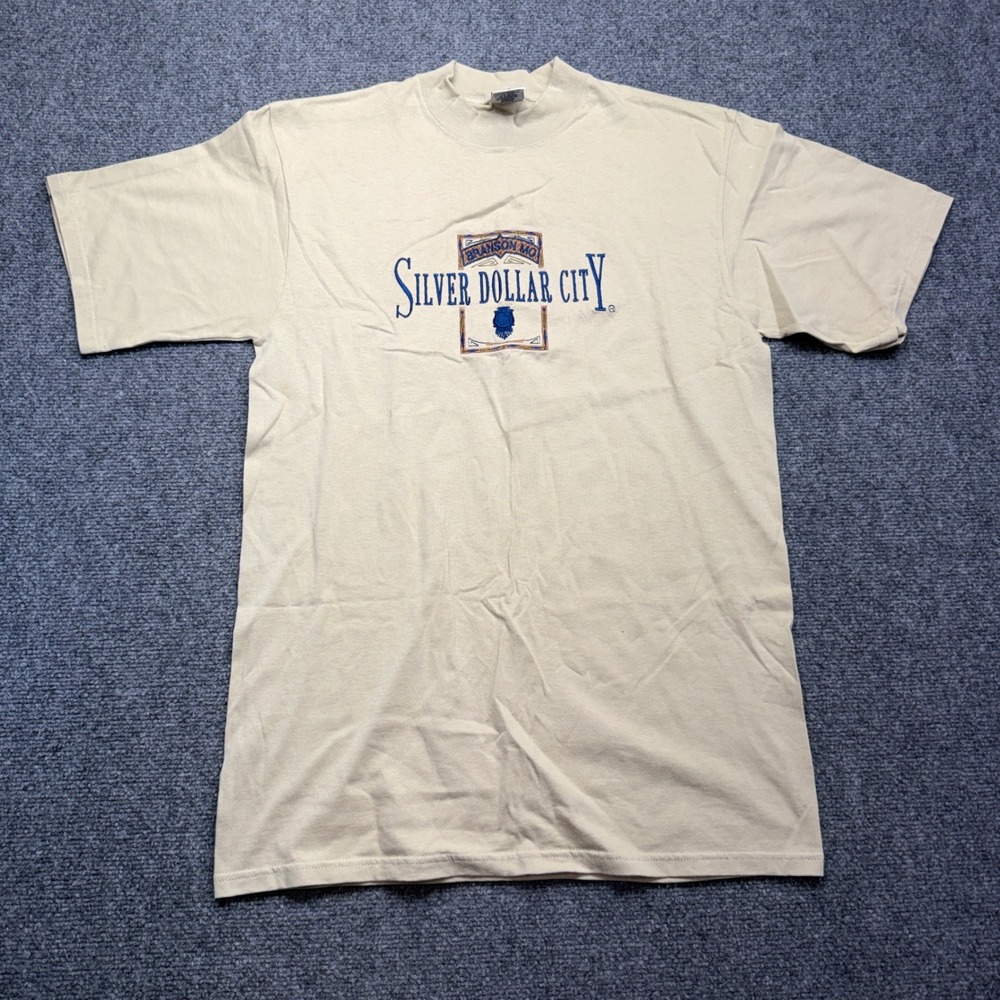 Vintage Silver Dollar City Branson MO TSC West Heavy Weight T-Shirt Mens Medium